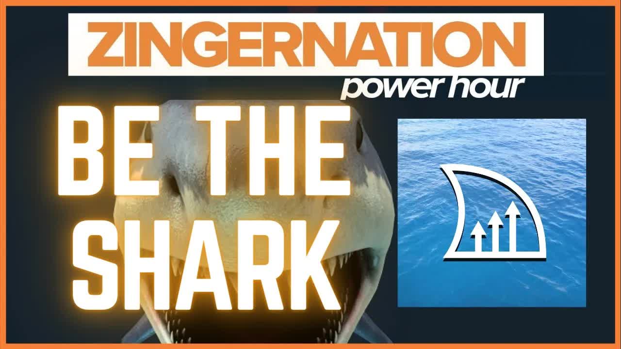 Chomping Trades w/ Shark Trader! | ZingerNation Power Hour