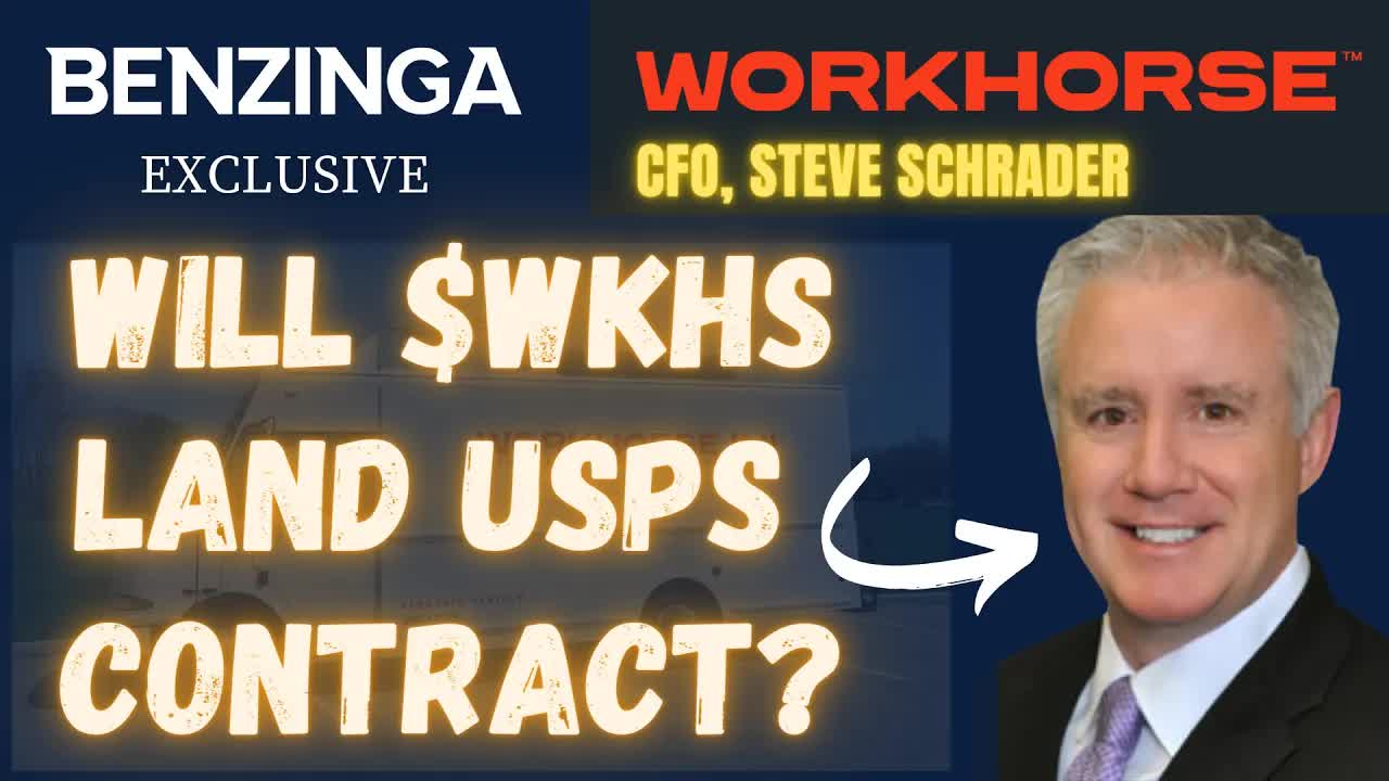 USPS, Drones. & Production Outlook | Workhorse CFO Steve Schrader | Benzinga Exclusive