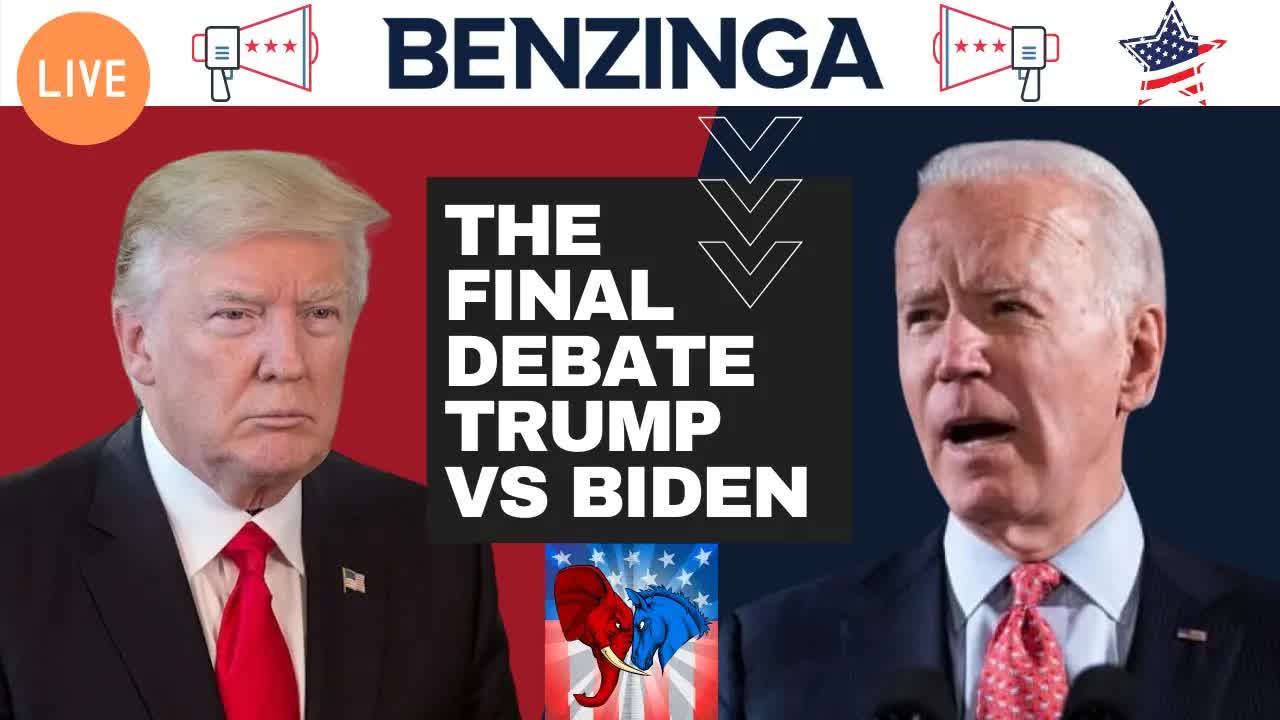 Live: Final 2020 Presidential Debate Donald Trump Vs Joe Biden | Benzinga