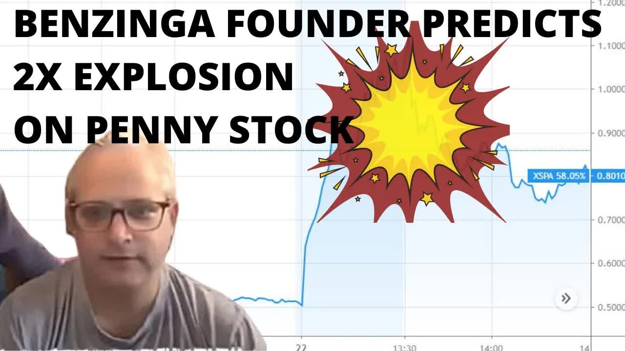 Benzinga's founder predicts XSPA stock exploding seconds before huge news comes out