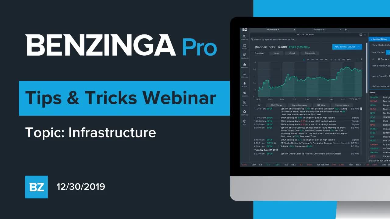Beniznga Webinar: Infrastructure 1/10/2020