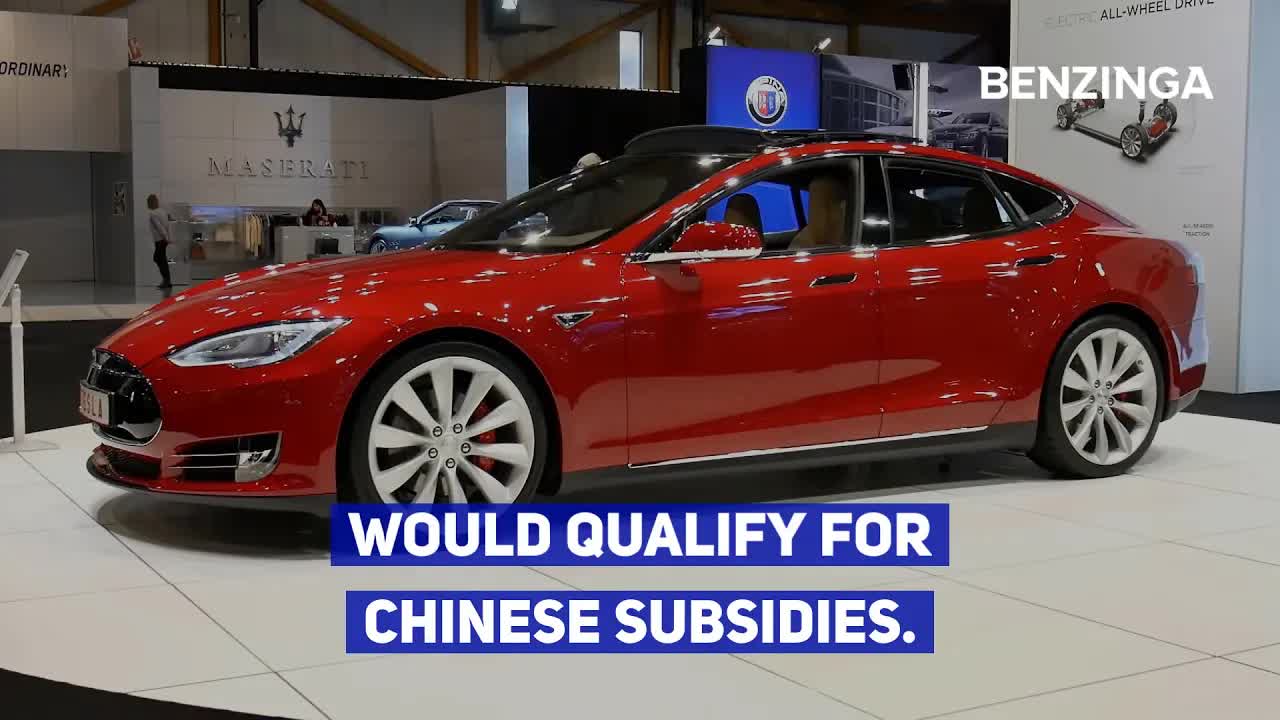 Tesla Model 3s Can Earn Subsidies In China
