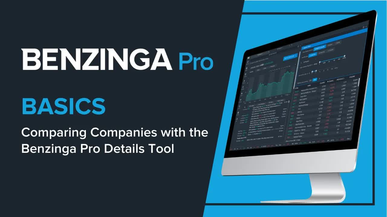 Learn How to Use the Benzinga Pro Details Tool