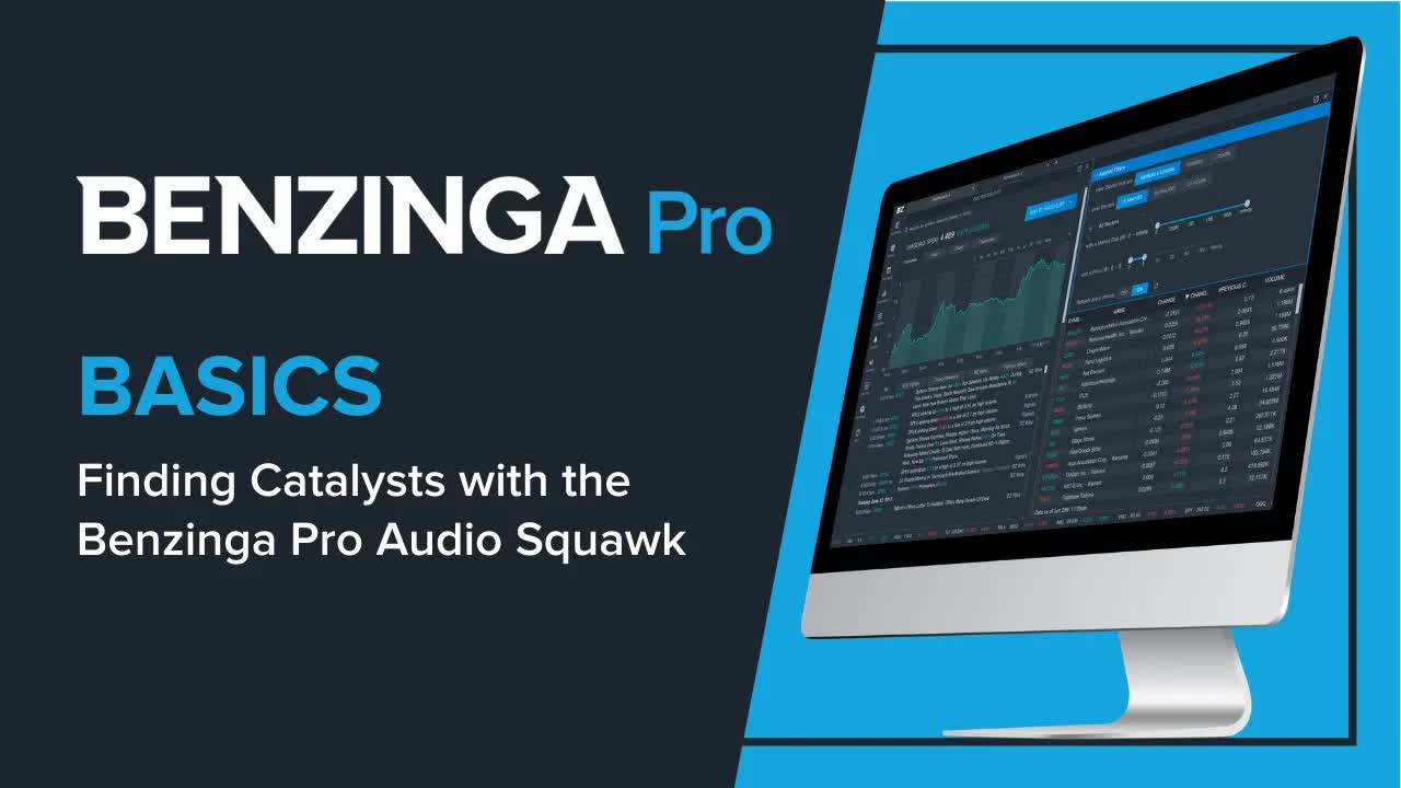 Learn How to Use the Benzinga Pro Audio Squawk Tool