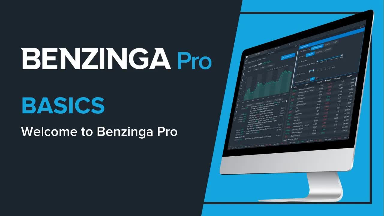 Welcome to Benzinga Pro