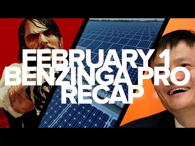 Benzinga Pro Recap for February 1