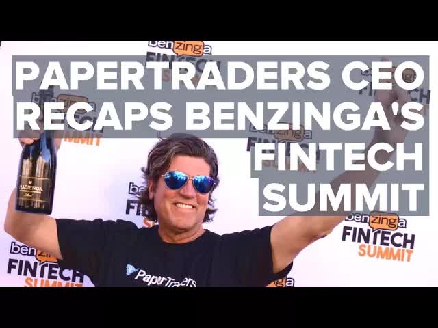 PaperTraders CEO Recaps Benzinga's Fintech Summit