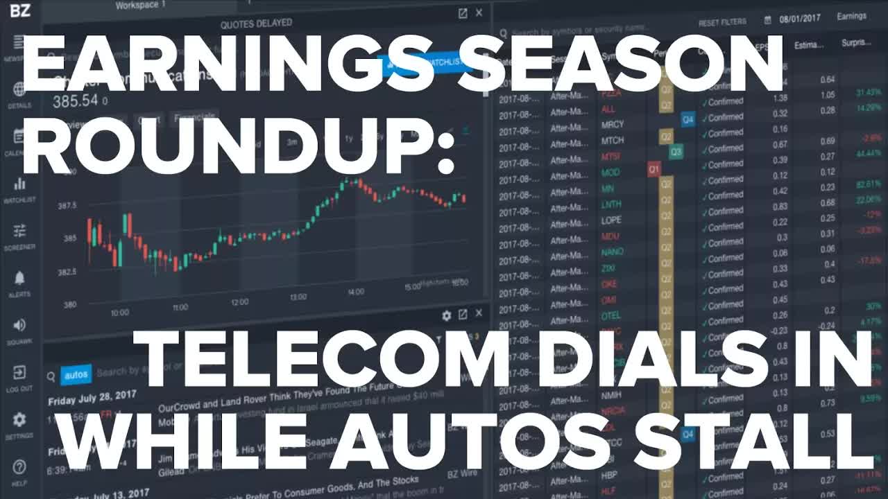 Earnings Season Roundup: Telecom Dials In While Autos Stall