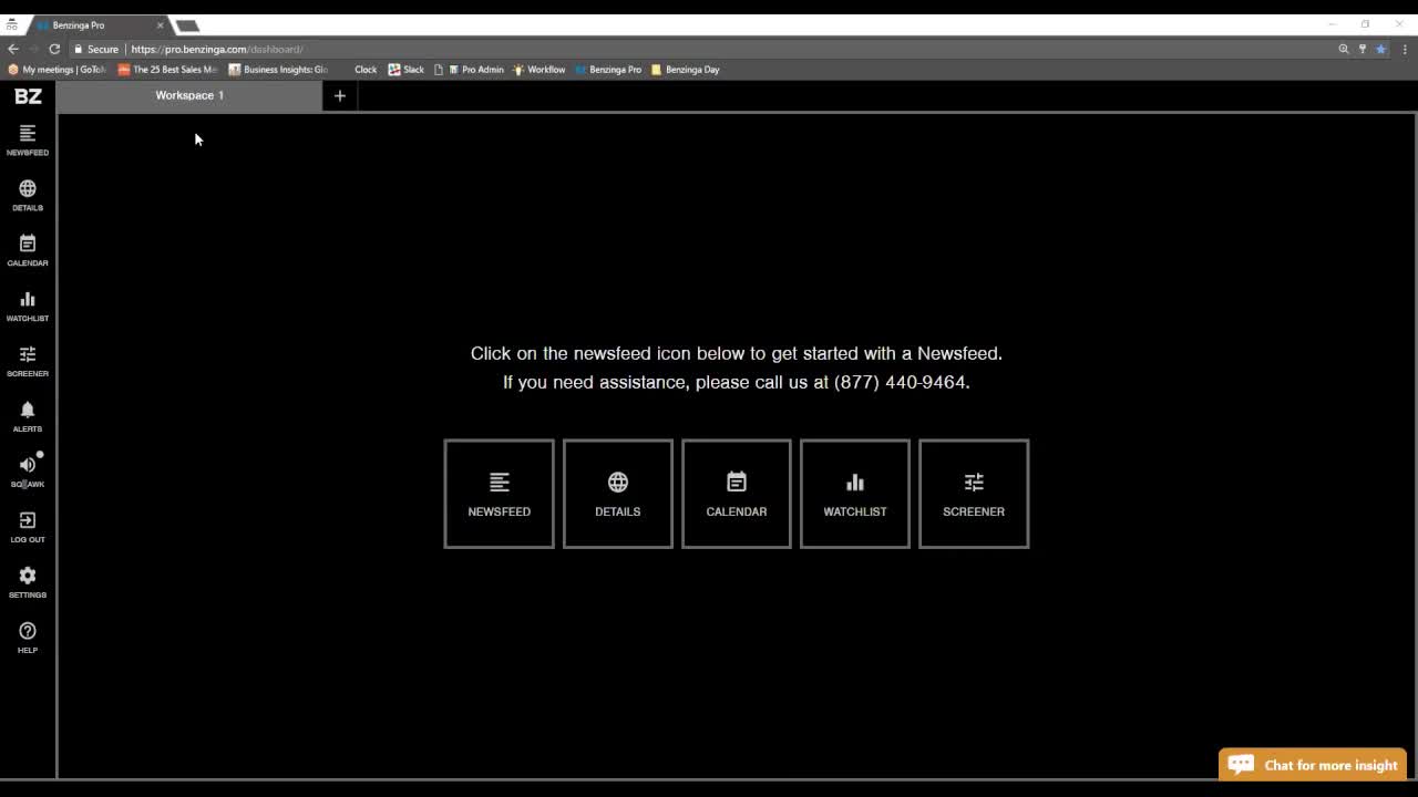 Benzinga Pro Audio Squawk Tutorial