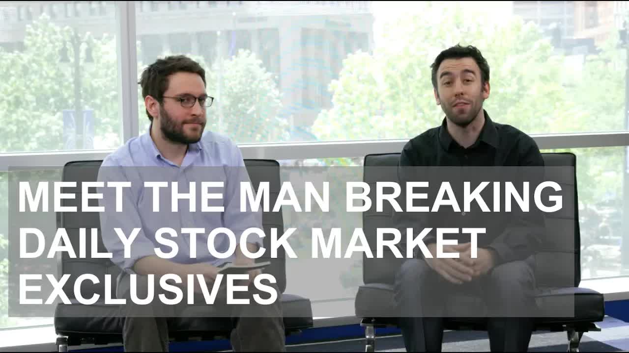 Meet the Man Breaking Daily Stock Market Exclusives