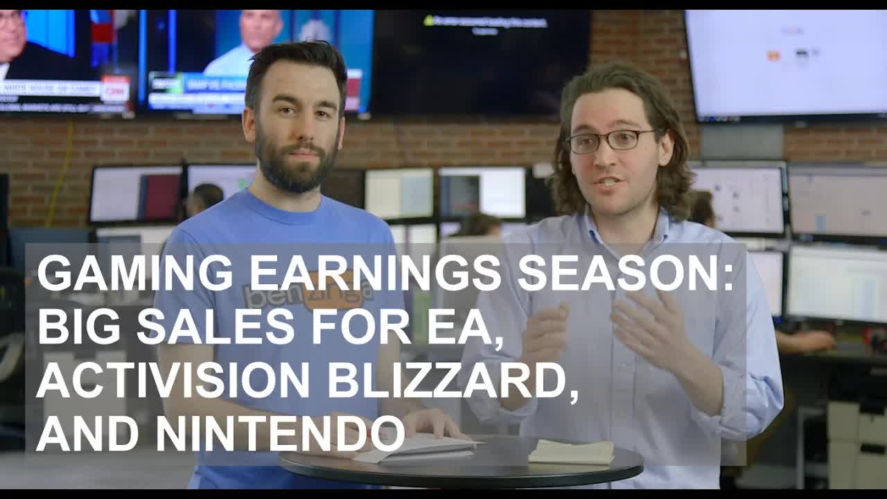 Gaming Earnings Season: Big Sales for EA, Activision Blizzard, and Nintendo