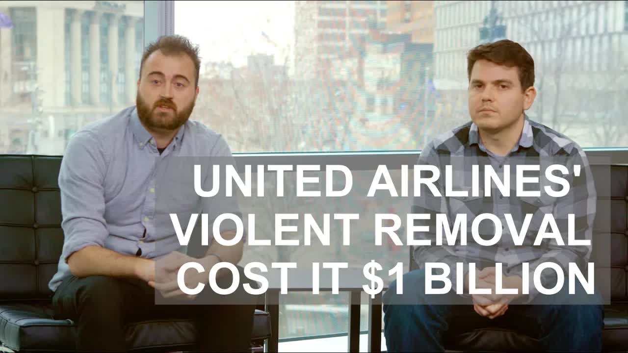 United Airlines' Violent Removal Cost It $1 Billion