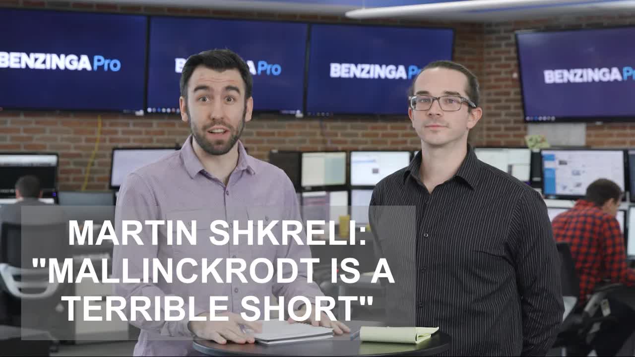 Martin Shkreli: "Mallinckrodt Is a Terrible Short"