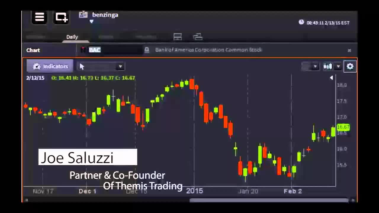 Joe Saluzzi, Partner and Co-Founder of Themis Trading - #PreMarket Prep for February 13, 2015
