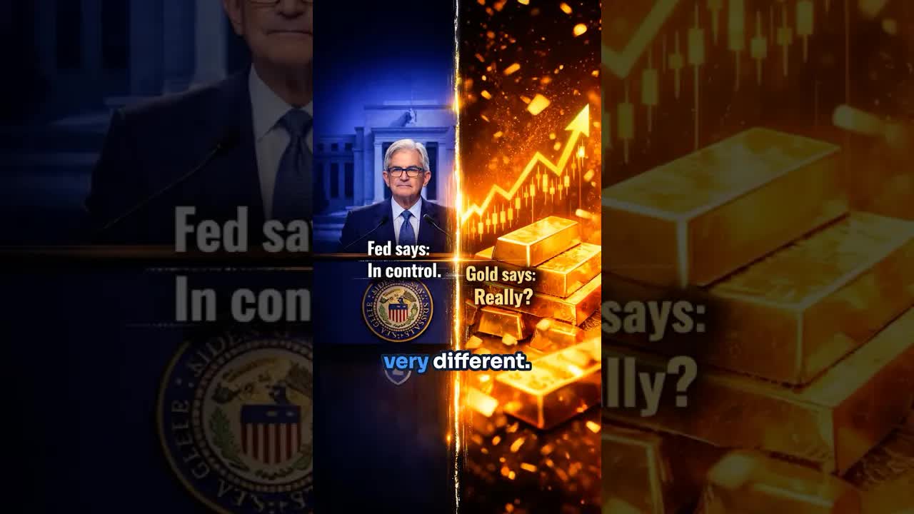 Gold Is Screaming While Powell Says Everything Is 'Fine'