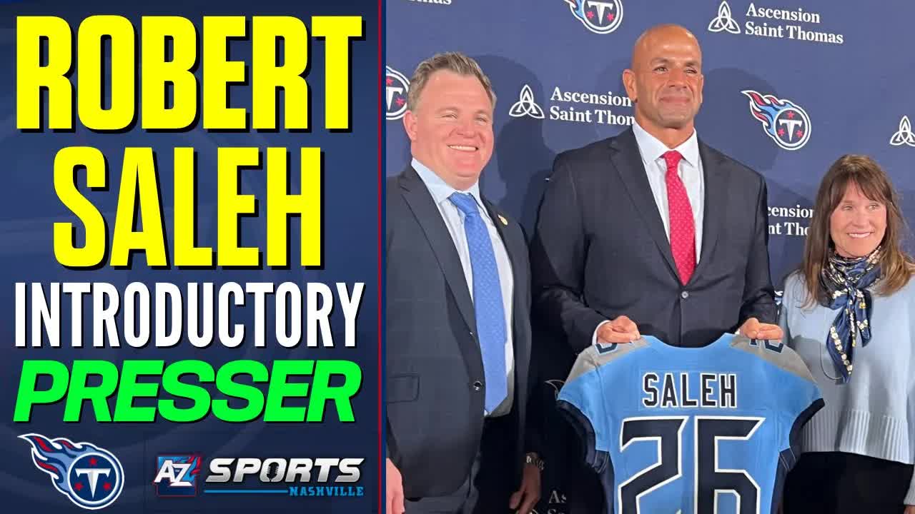 Titans new HC Robert Saleh: Introductory Press Conference, excited to get to work with QB Cam Ward