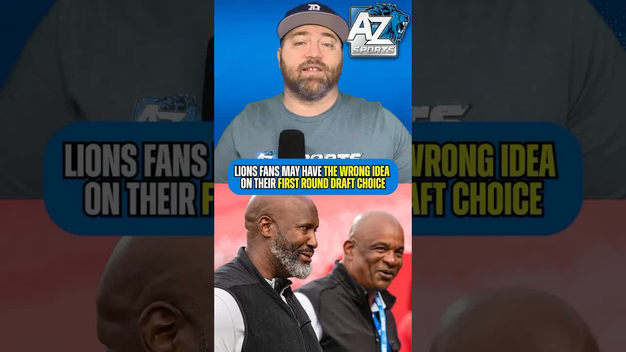 The #Lions could go a different route than many fan think with their first round pick… #shorts #nfl