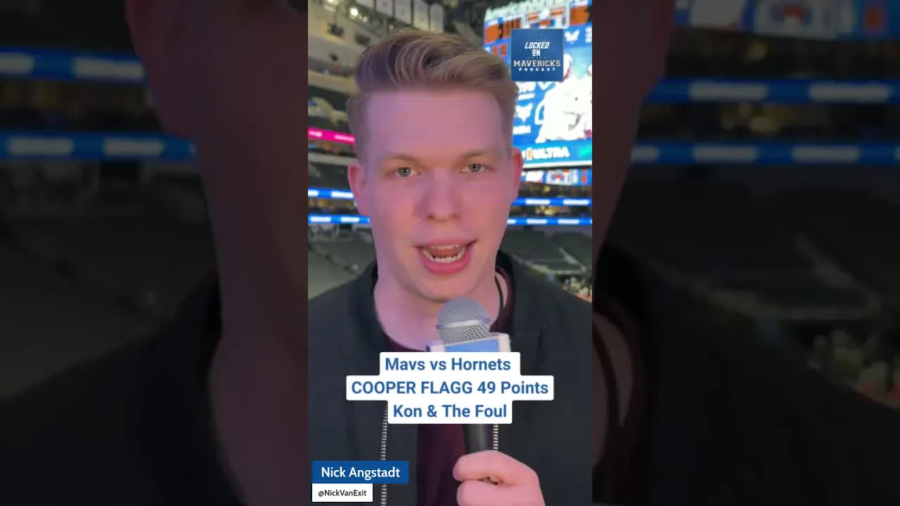 COOPER FLAGG GOES OFF against Kon Knueppel, Dallas Mavericks vs Charlotte Hornets