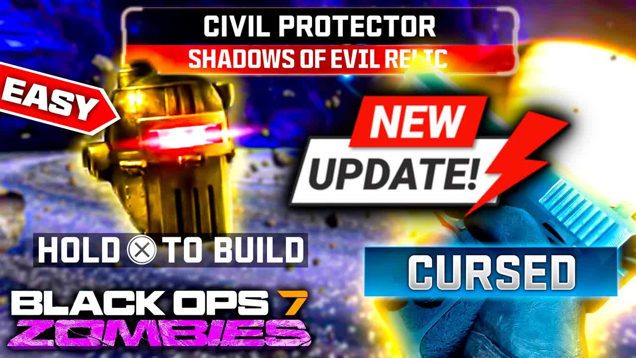 How to ACTUALLY UNLOCK Civil Protector Relic in Cursed Mode! (Black Ops 7 Zombies Astra Malorum)