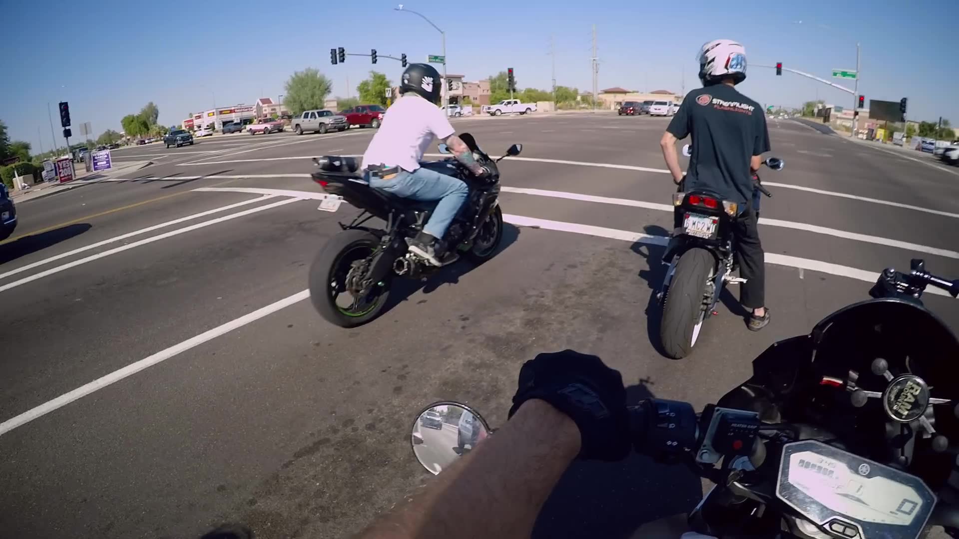 Taking a sport bike on dirt roads and trails in extreme riding challenge