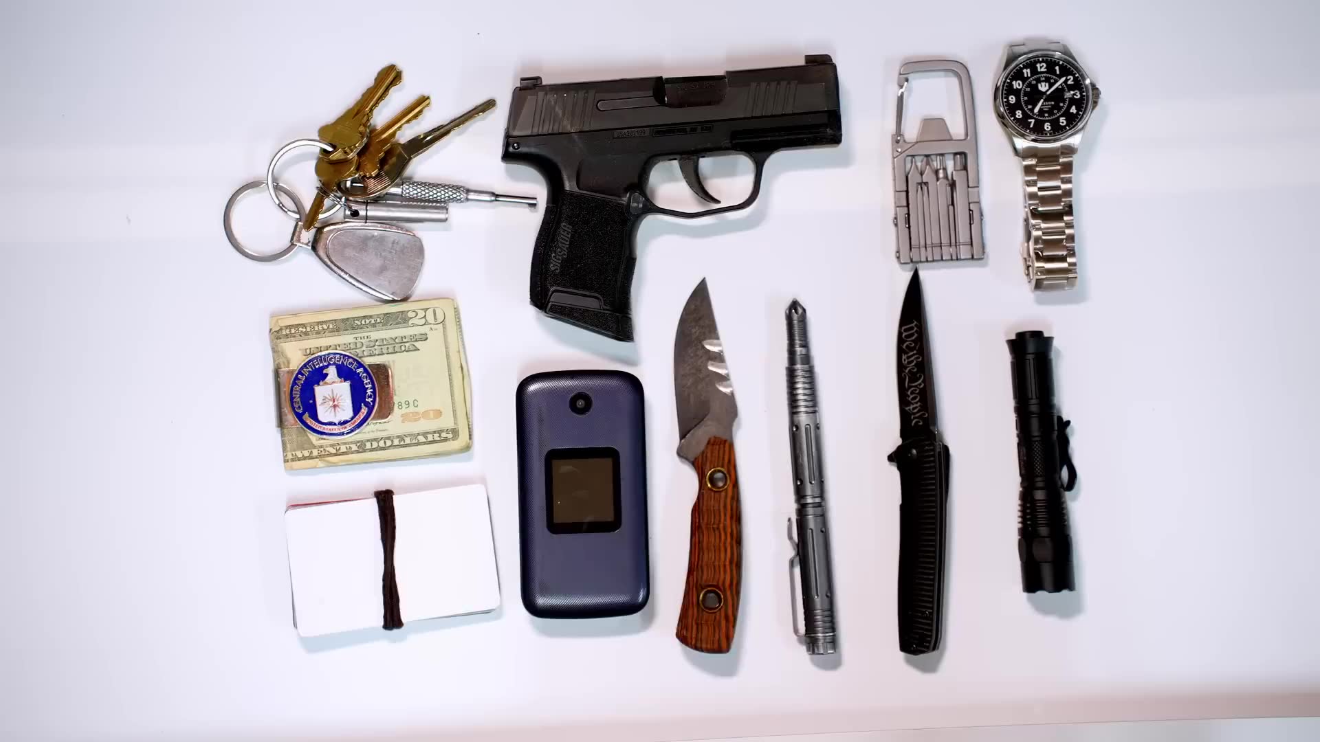 Current everyday carry items security professionals keep on their person
