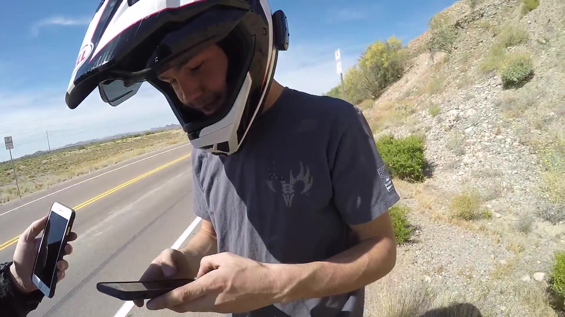 High-speed passes and close encounters with other sport bike riders