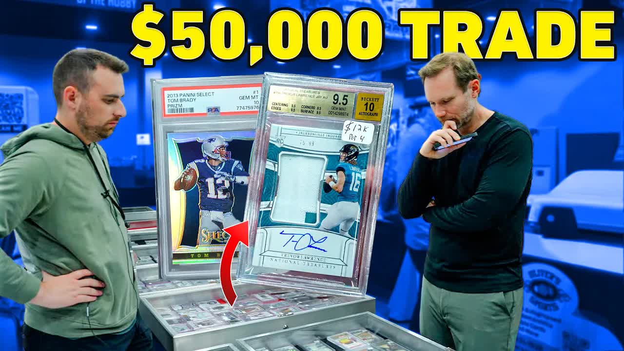 High-Stakes $50,000 Trade at Dallas Card Show!