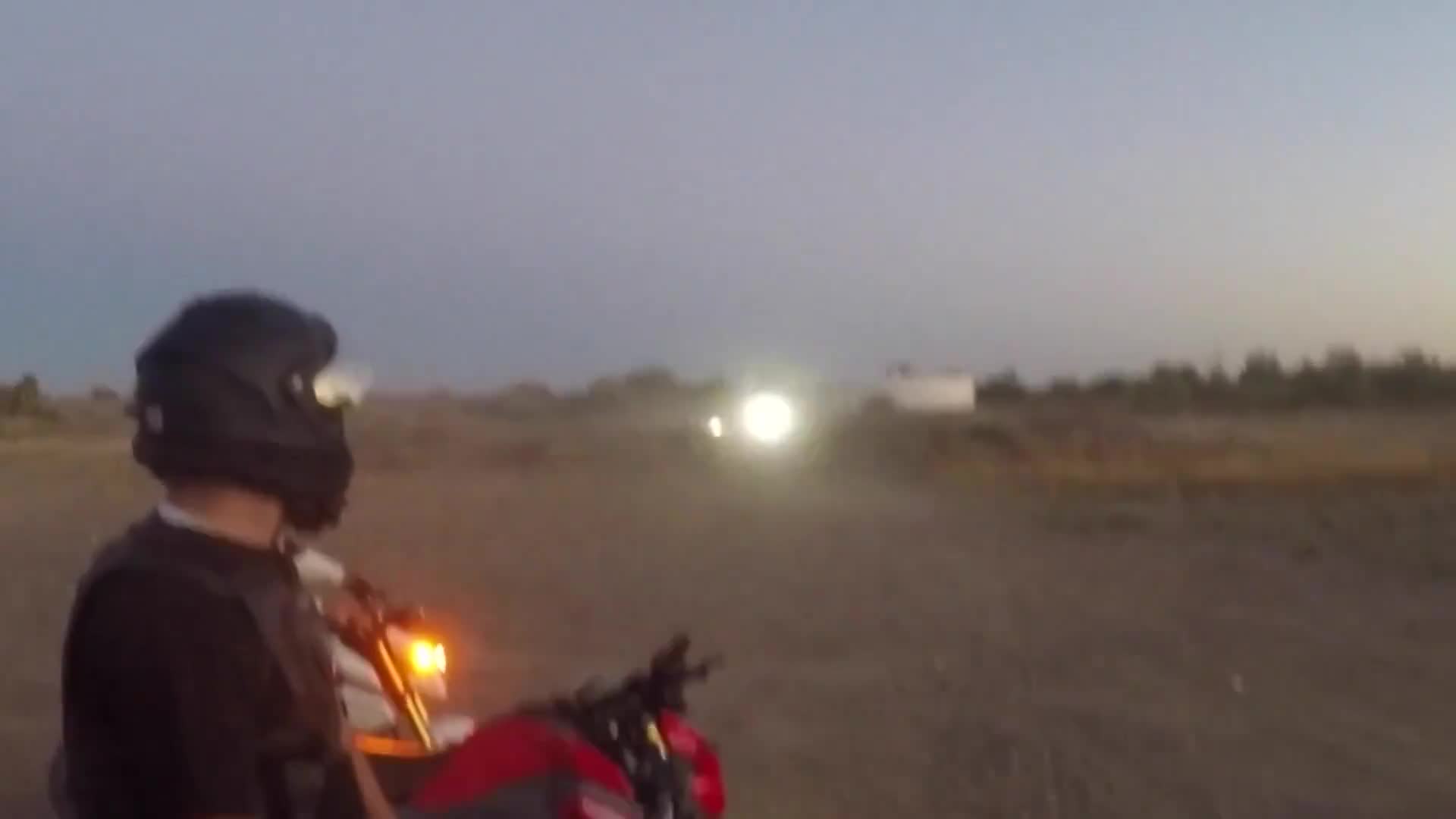 Honda Grom mini motorcycles tackle dirt trails and rough terrain