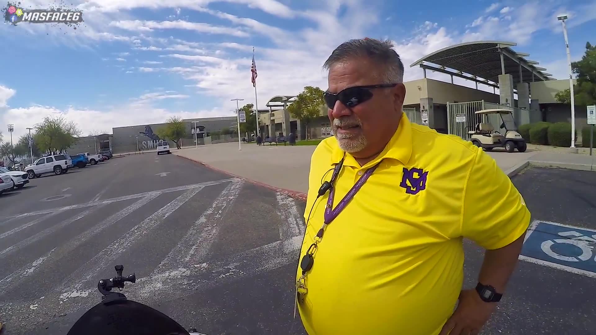 Unbelievable incident caught on camera during routine motorcycle ride