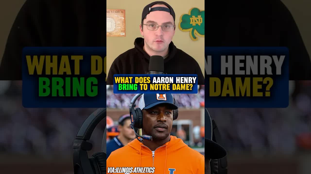 Henry has a history of development that he’ll bring to the #Irish 👀 #NotreDame #football #shorts