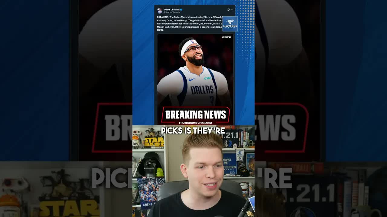 BREAKING: the Dallas Mavericks traded Anthony Davis to the Washington Wizards