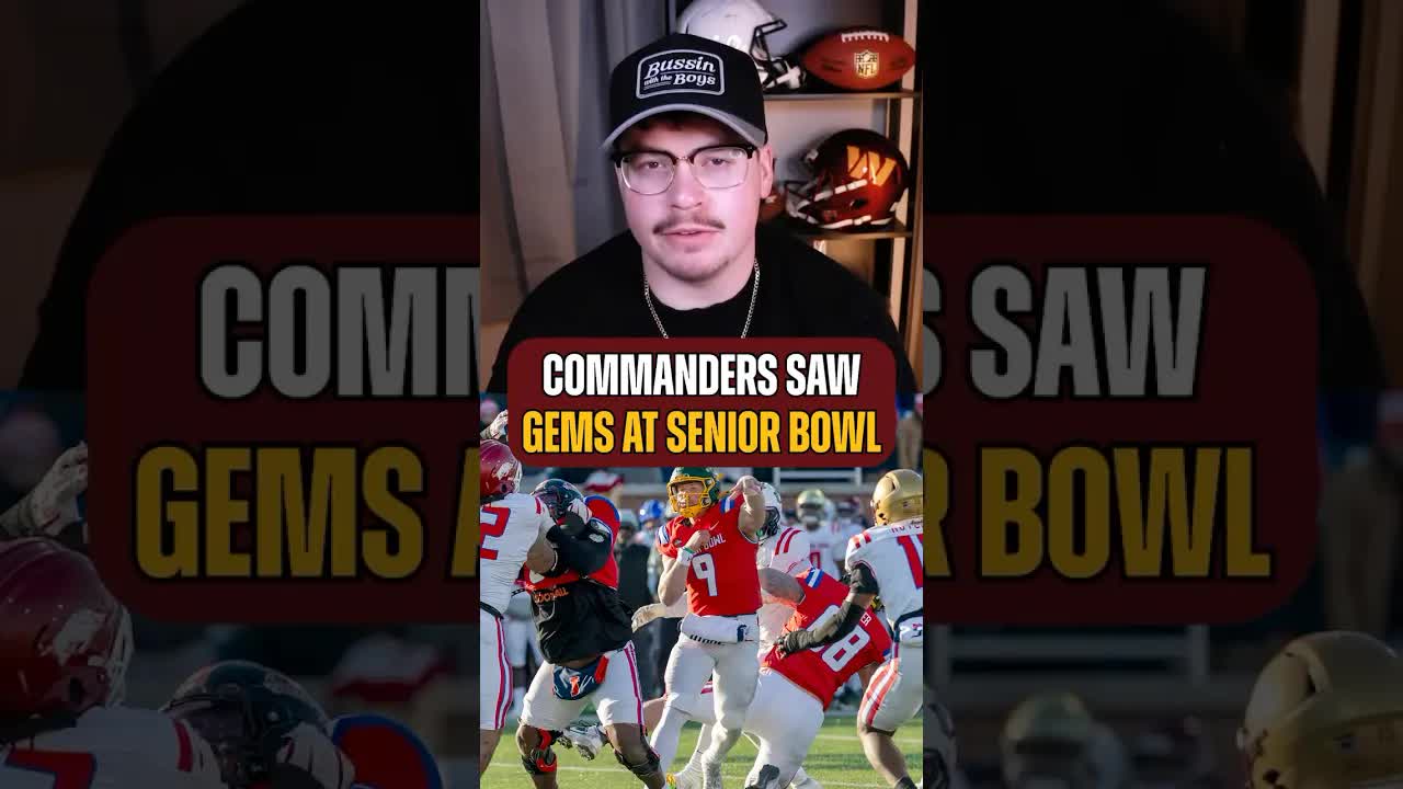 Plenty of underrated prospects for the #Commanders to keep an eye on 👀 #nfldraft #seniorbowl #nfl
