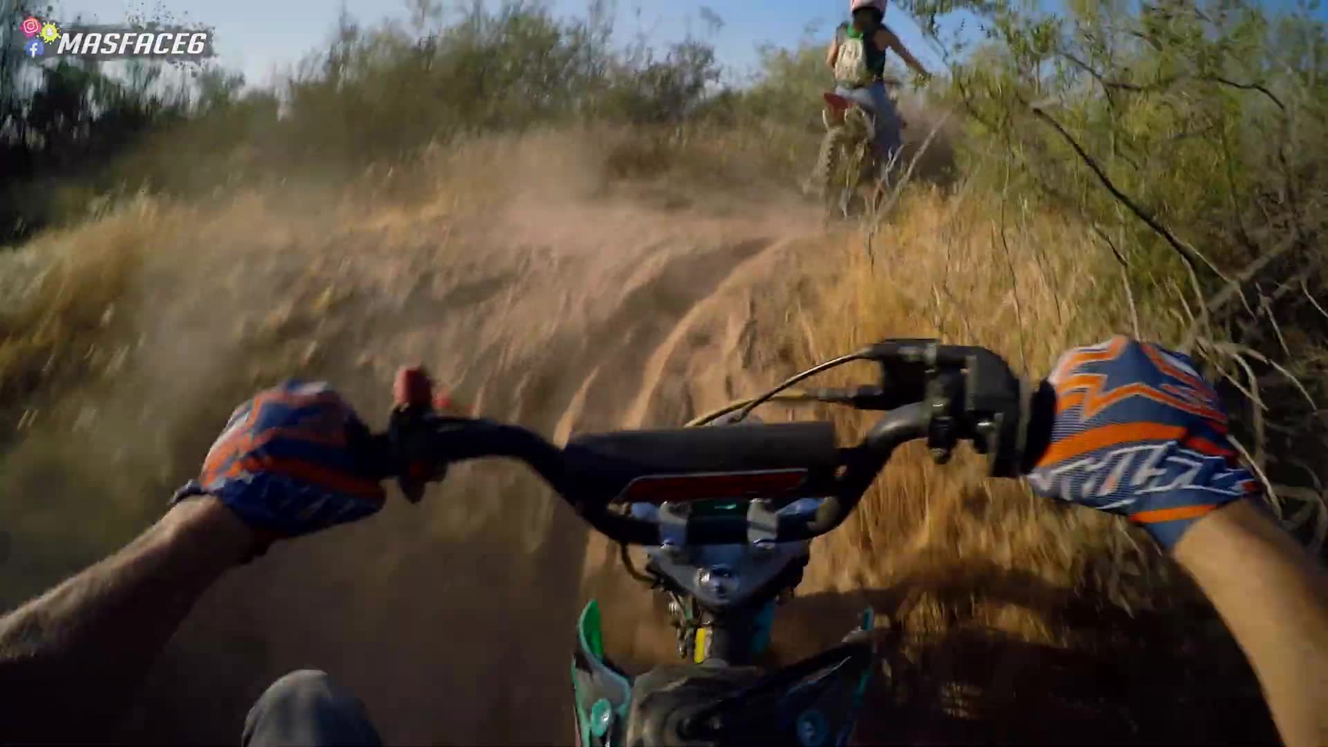 Girlfriend continues improving wheelie skills with successful attempts