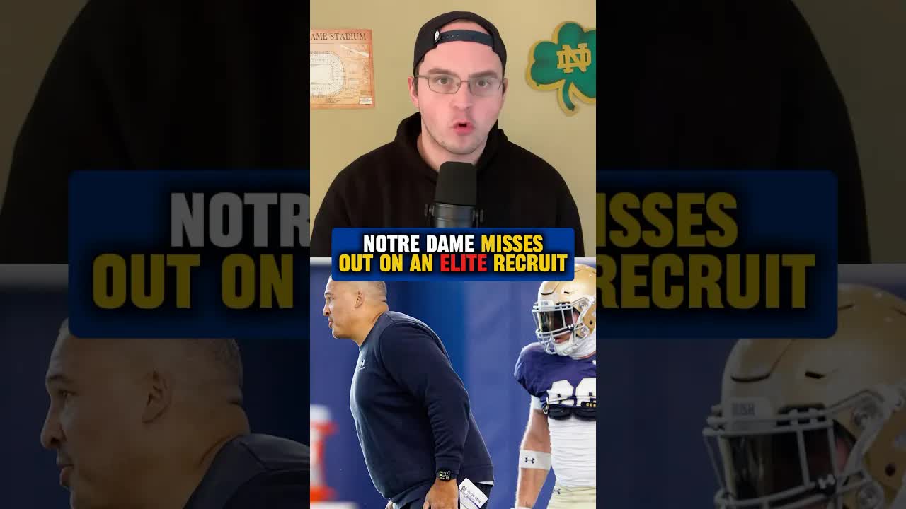 The #Irish will have to look elsewhere to find their RB for the future 💔 #NotreDame #football #edit