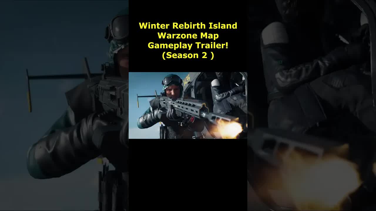 Winter Snowy Rebirth Island Warzone Map Gameplay Trailer! Black Ops 7 Season 2 Warzone Trailer BO7