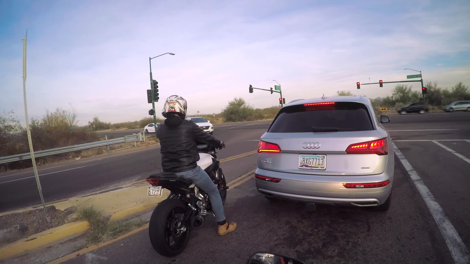 Test riding Honda CBR1000RR superbike to evaluate purchase decision