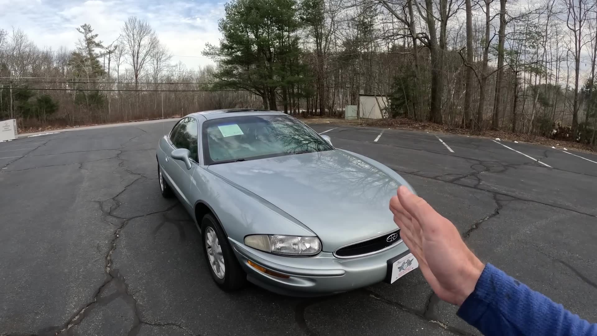 Hidden damage on this sleeper car from auction