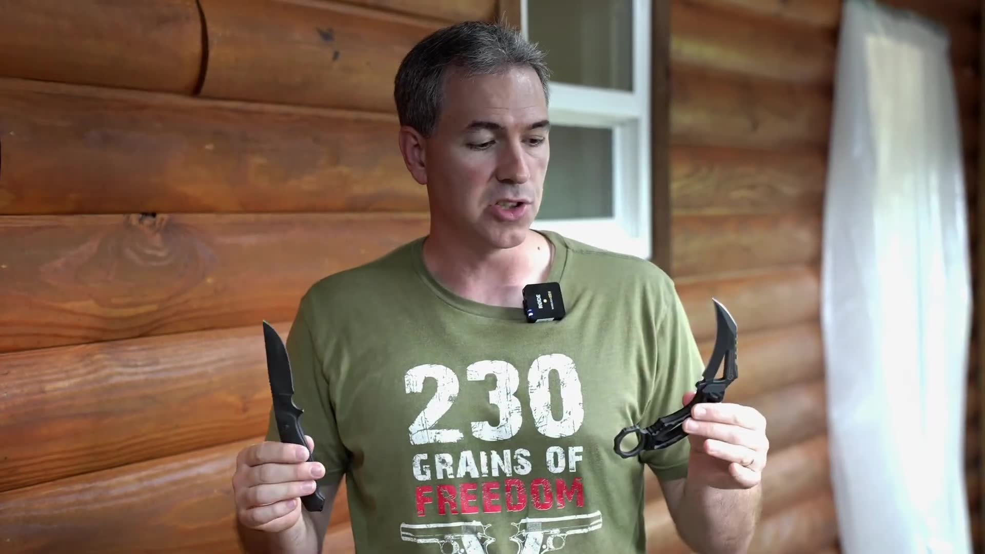 Evaluating this curved blade design's effectiveness in personal protection