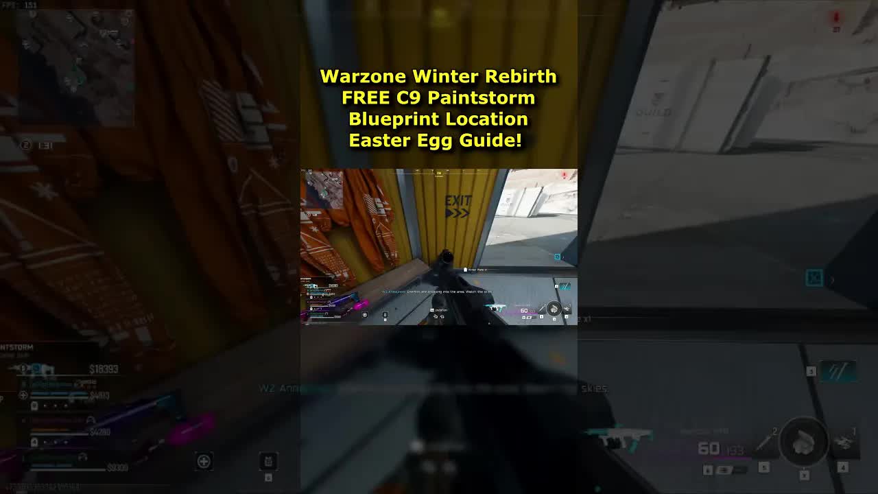 Warzone Winter Rebirth FREE C9 Paintstorm Blueprint Location Easter Egg Guide! (Black Ops 7 Warzone)