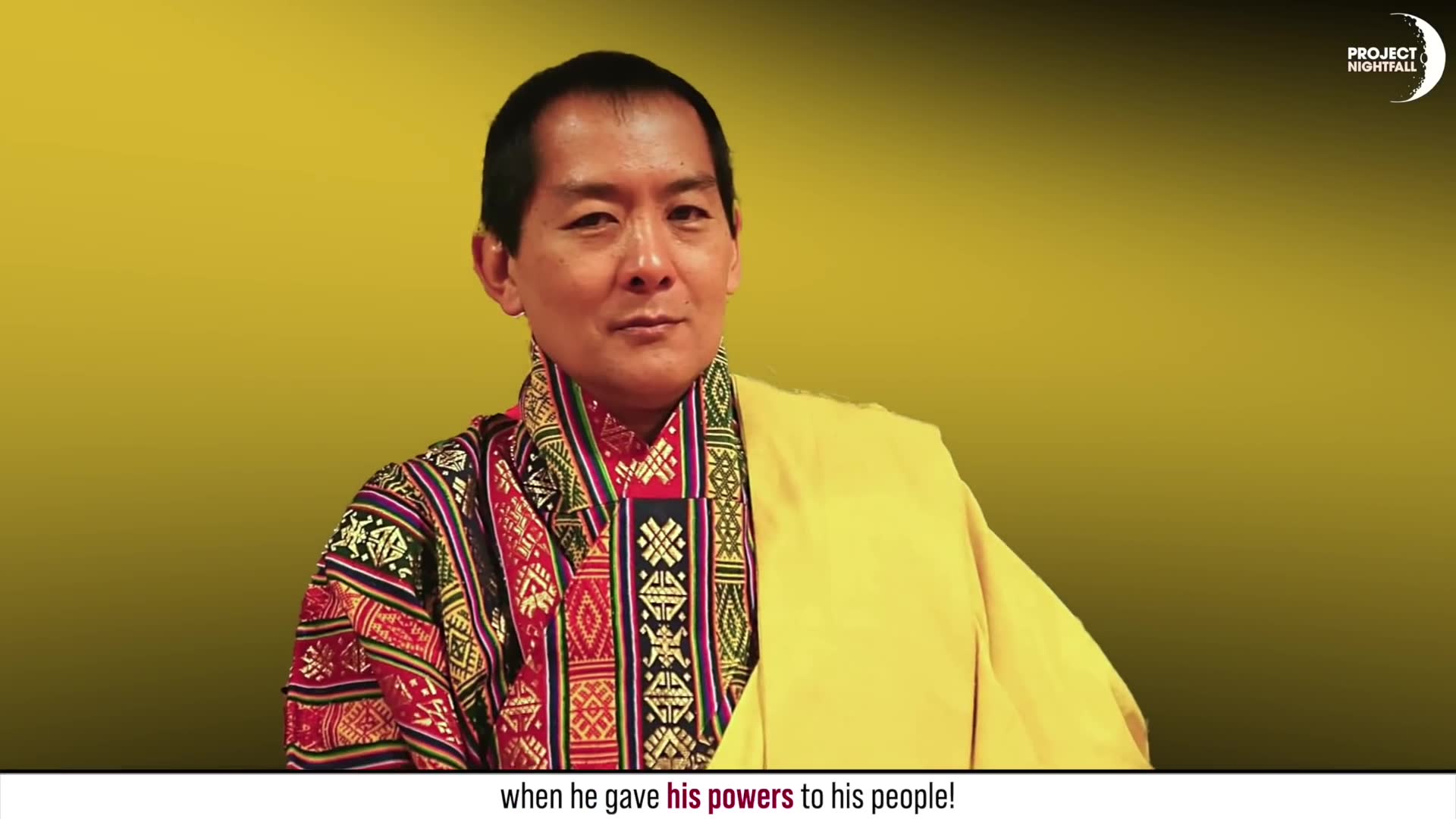 This king is so good his people refused democracy to keep him