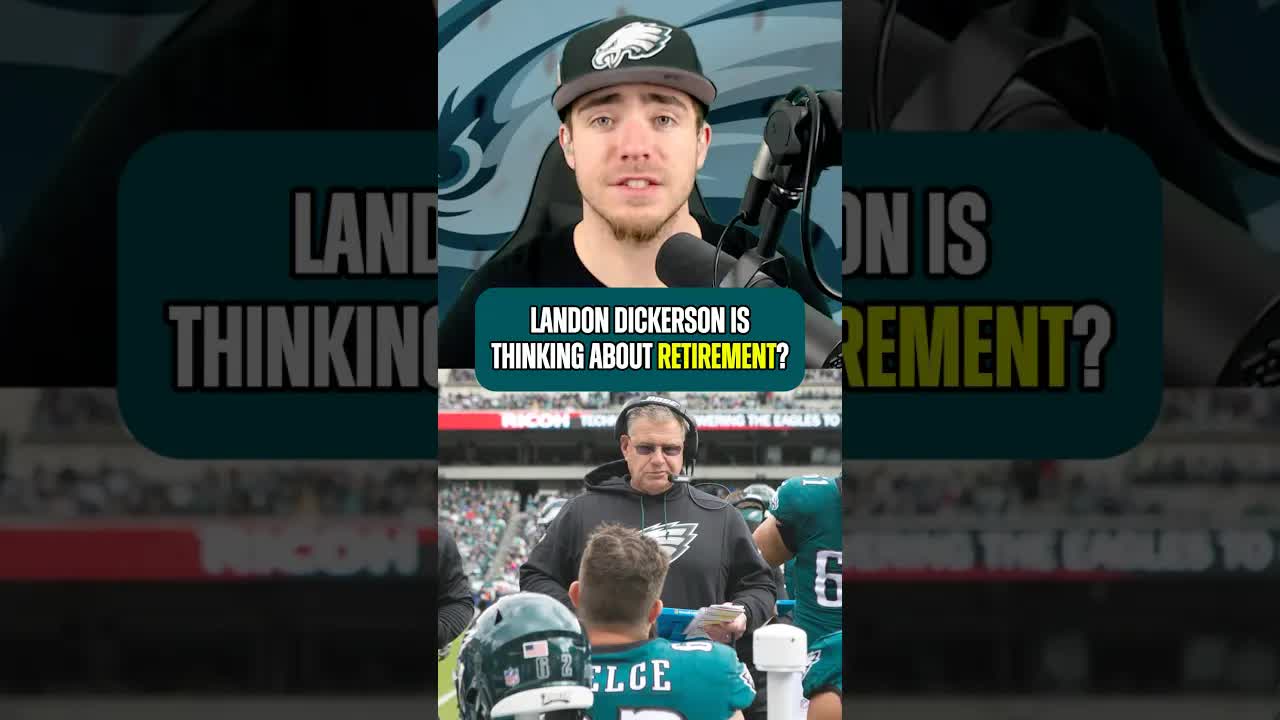 The #Eagles Would Be In TROUBLE, If Landon Dickerson Decided To Retire 👀#philadelphiaeagles #nfl