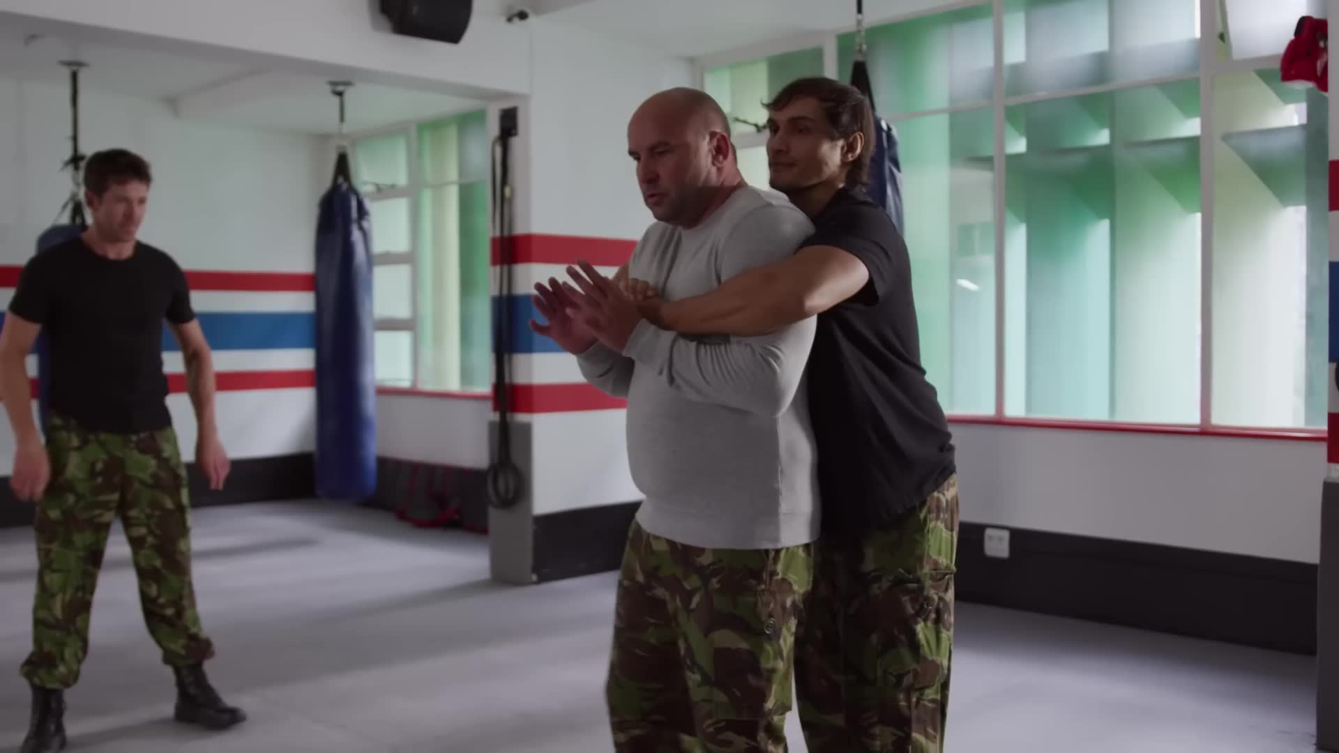 Single indicator revealing combat training that potential attackers display
