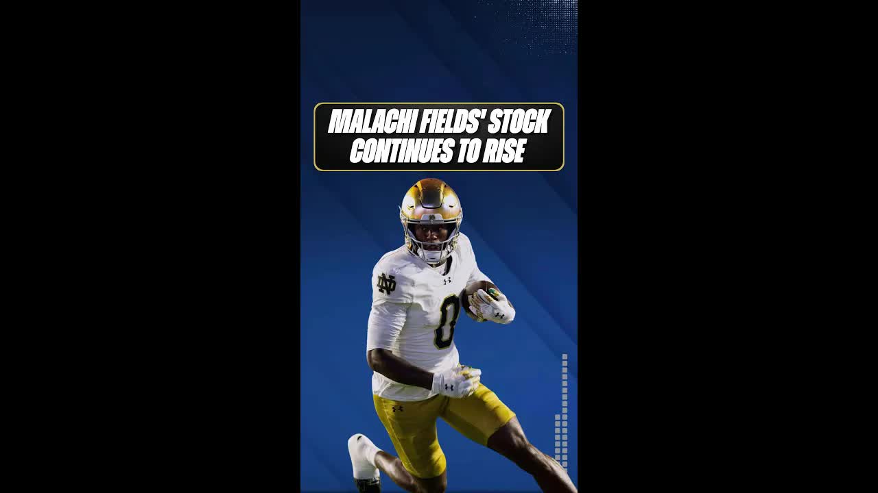 Malachi Fields is RISING up big boards ahead of the NFL draft!