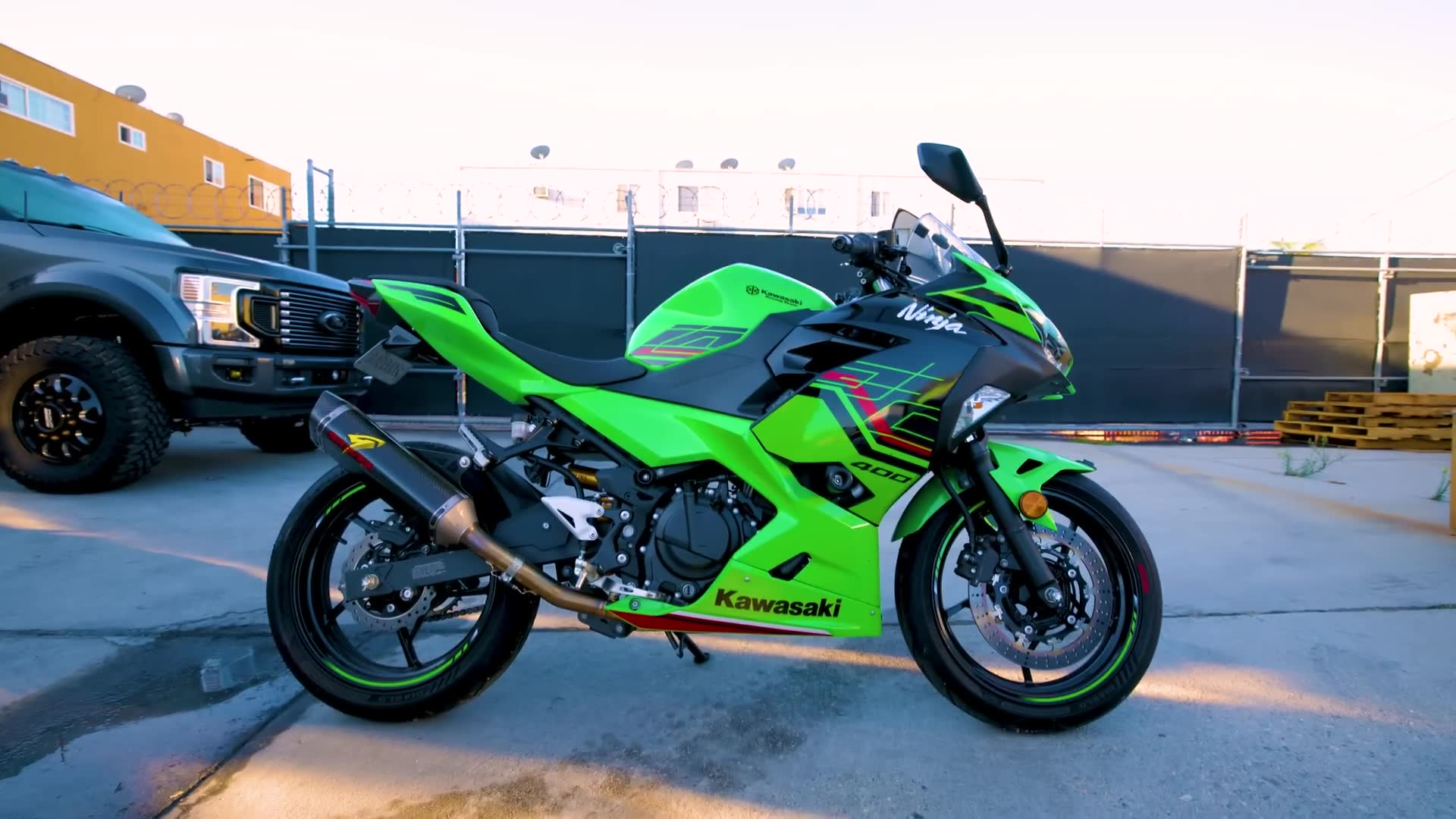 Entry-level sport bike transformed for racing