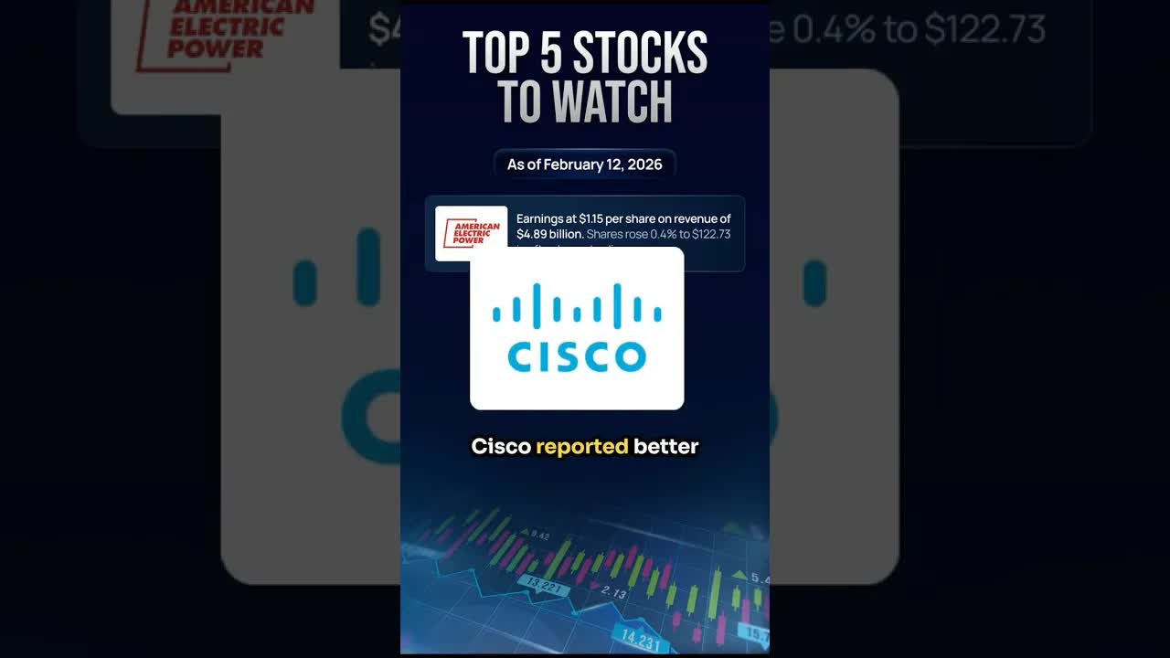 Top 5 Stocks To Watch In The Stock Market Today February 12th