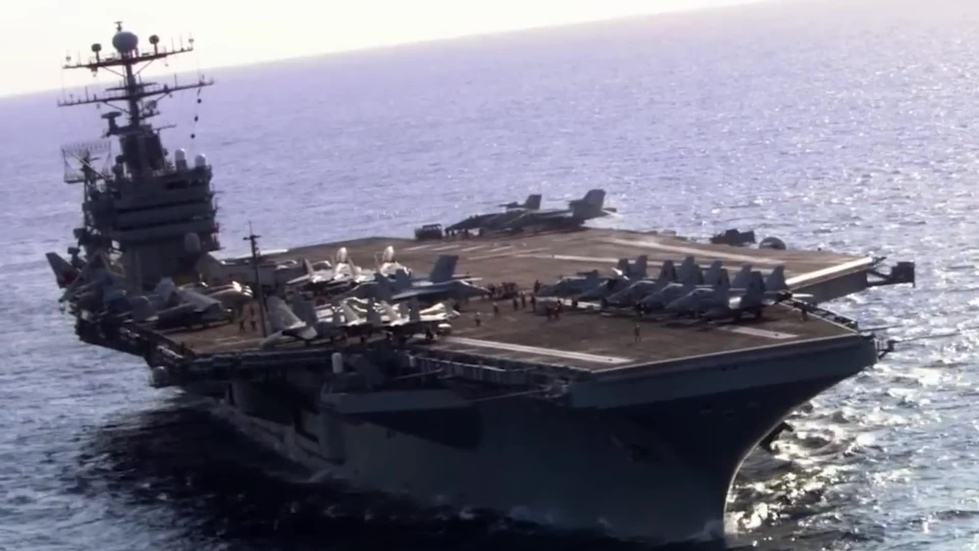 Chinese warships confront American carrier strike group