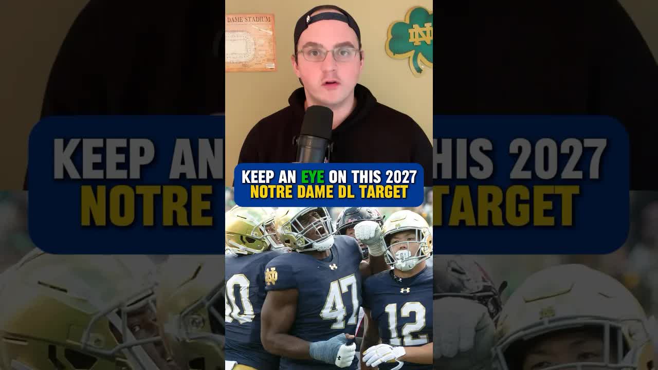 Notre Dame is turning its recruiting attention towards this rising star in the 2027 class