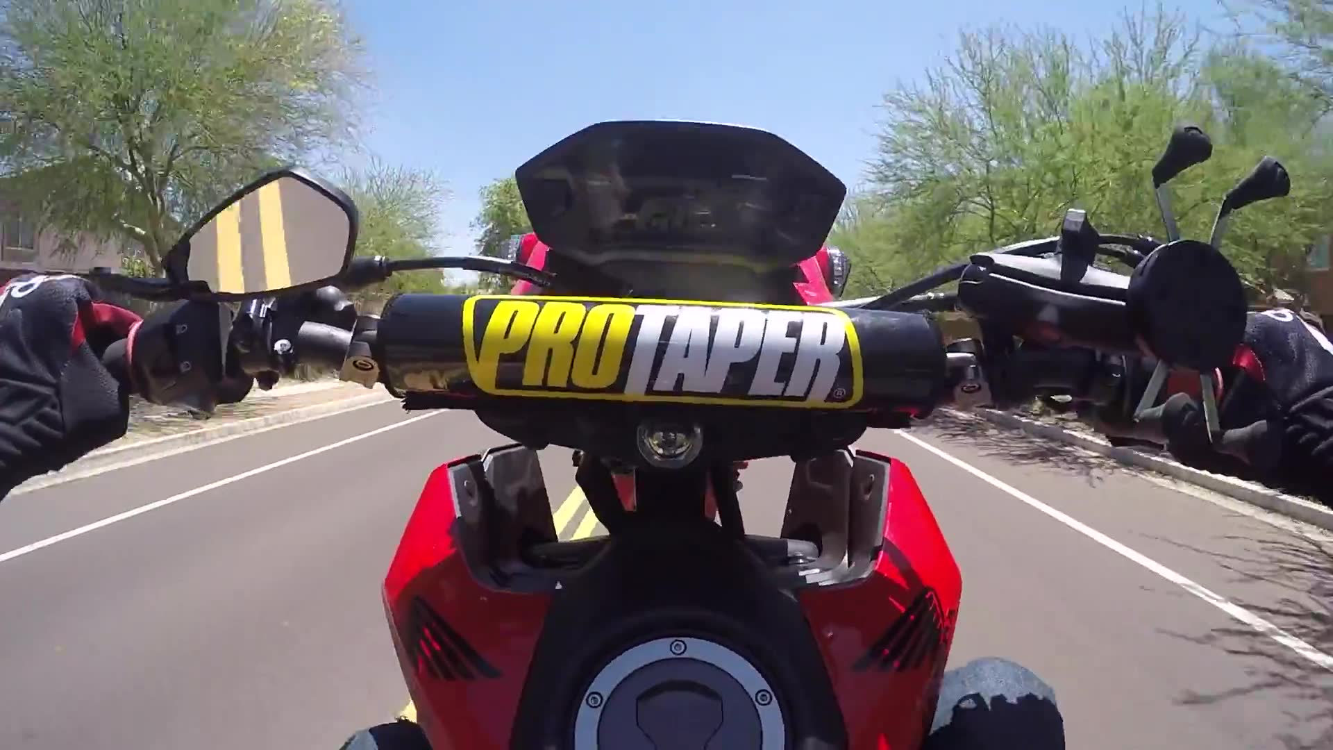 Mini bike off-road adventure through Arizona desert drainage systems