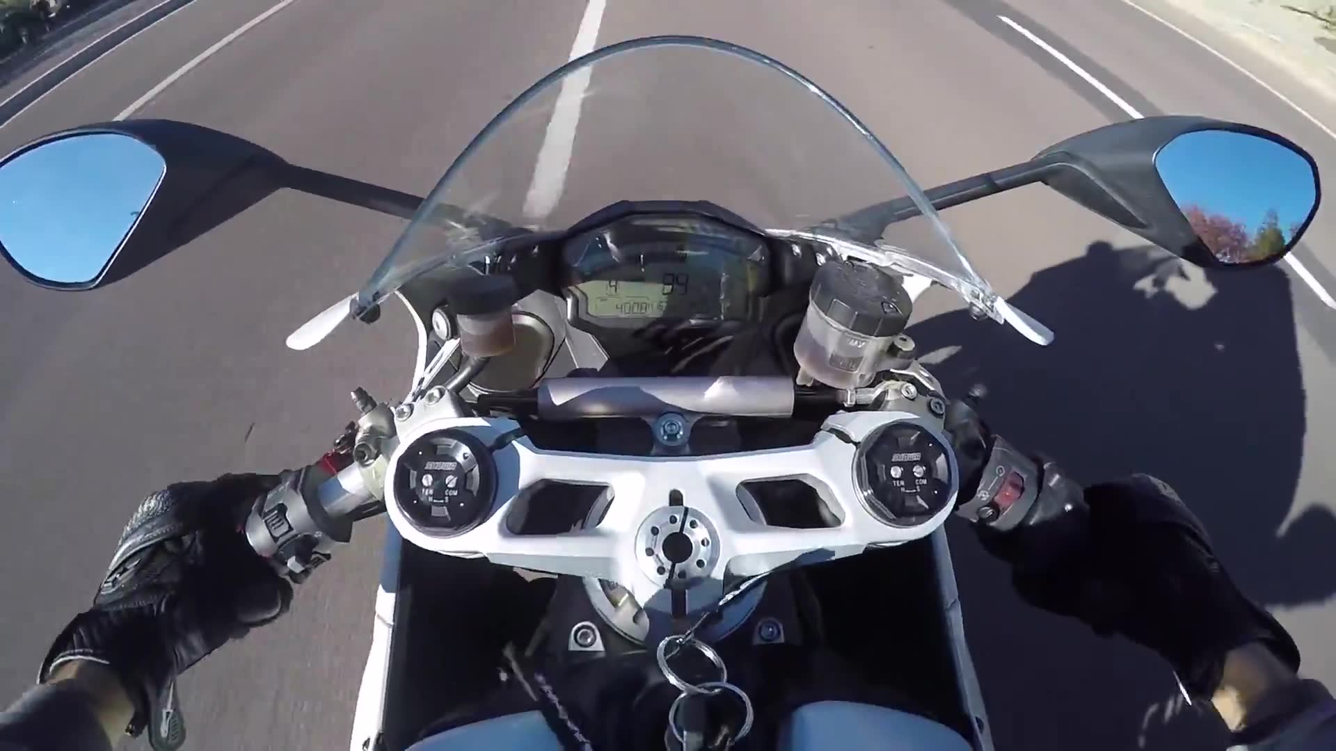 Initial experience riding expensive Italian Ducati superbike