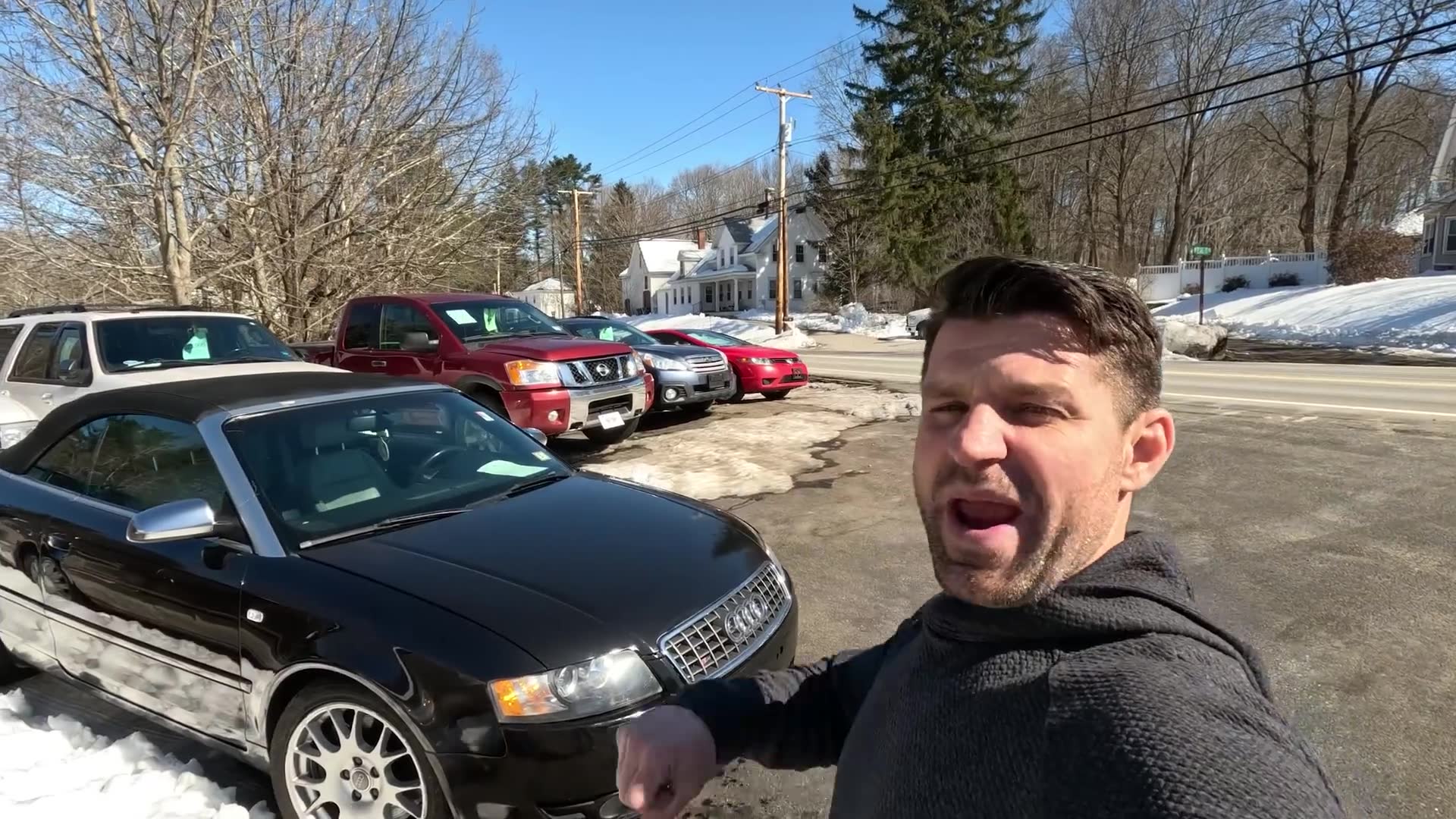 Finding four cars at $100 each during Ferrari challenge